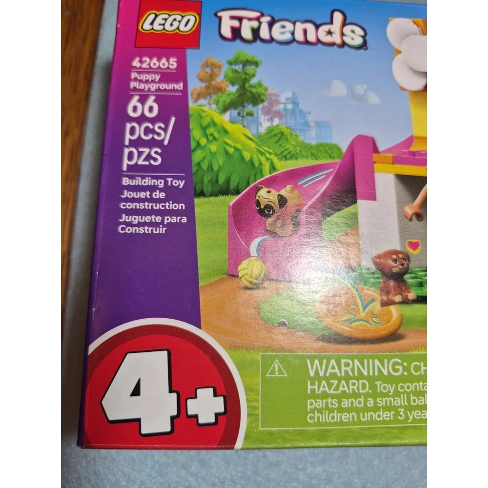 LEGO Friends 42665 Puppy Playground NEW sealed box Playset Puppies